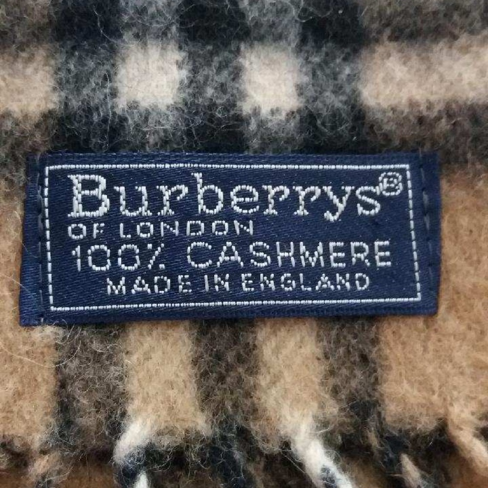 BURBERRY CASHMERE SCARF - Picture 5 of 5